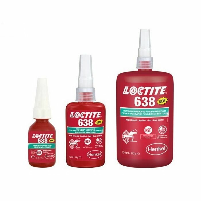 LOCTITE 638 50 мл Высокопрочный вал-втулочный фиксатор Китай