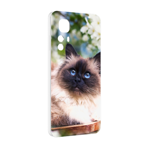 Чехол MyPads порода кошка Бирман для Blackview A85 задняя-панель-накладка-бампер чехол mypads порода кошка бирман для oukitel wp18 задняя панель накладка бампер