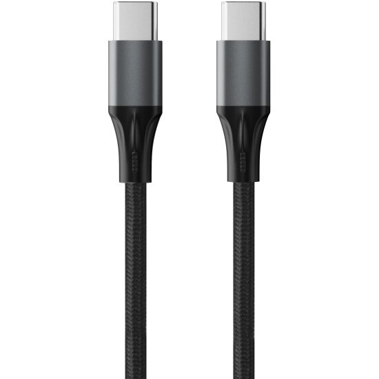 Кабель Accesstyle USB-C - USB-C, 5 A, 0.3 м, CC50-F30M, черный