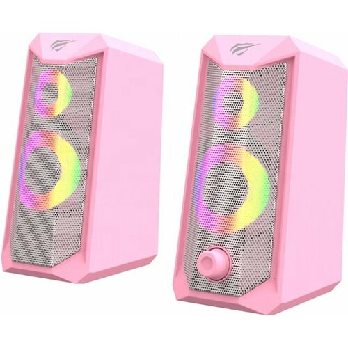 Мультимедиа акустика Havit Игровые колонки Havit SK202 Розовый 180200₽