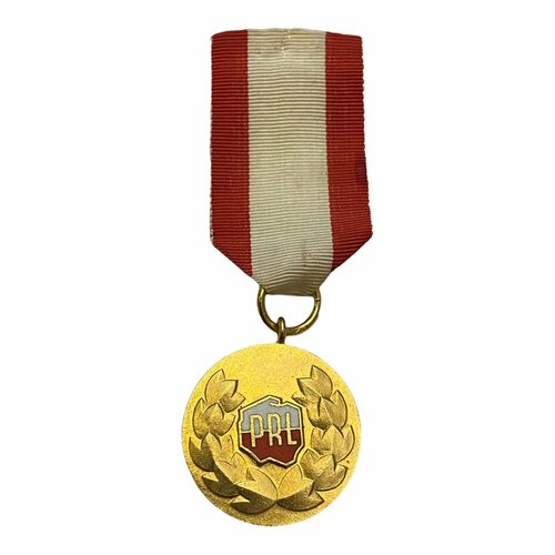 Польша, медаль Заслуженному государственному работнику 1965-1990 гг. польша медаль заслуженному государственному работнику 1965 1990 гг