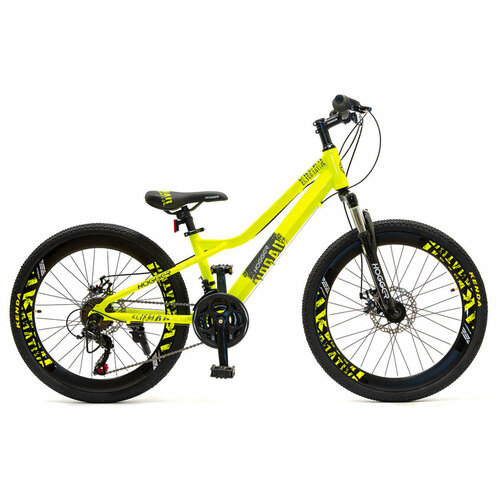 фото Подростковый велосипед hogger urban md 24" (2021) 24 желтый (130-155 см)