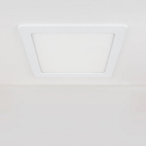 Встраиваемый светильник LED LUXEL квадратный 12w, 4000K, IP20 - фотография № 3