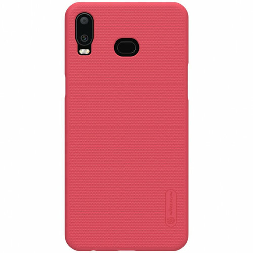 Накладка Nillkin Frosted Shield пластиковая для Samsung Galaxy A6s G6200 Red (красная) накладка nillkin frosted shield пластиковая для samsung galaxy a6s g6200 gold золотистая