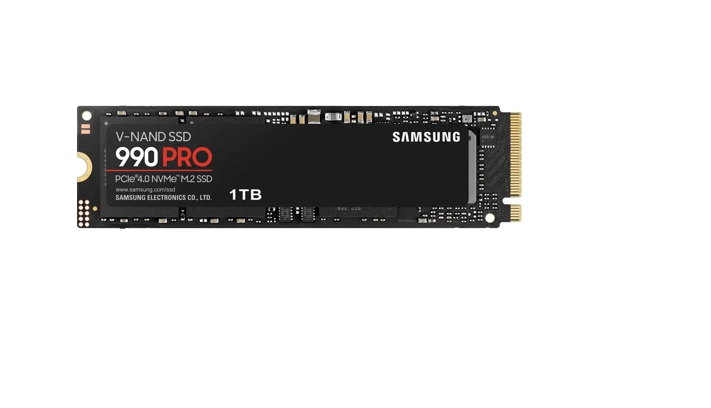 SSD накопитель Samsung 990 Pro MZ-V9P1T0BW 1ТБ, M.2 2280, PCIe 4.0 x4, NVMe, M.2