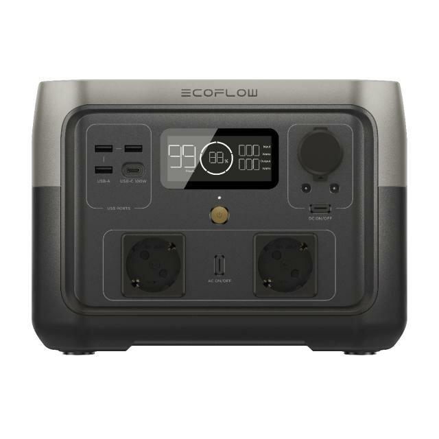 Зарядная станция EcoFlow RIVER 2 Max Portable Power Station, черный