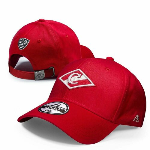 фото Бейсболка atributika & club, размер 55-58, красный