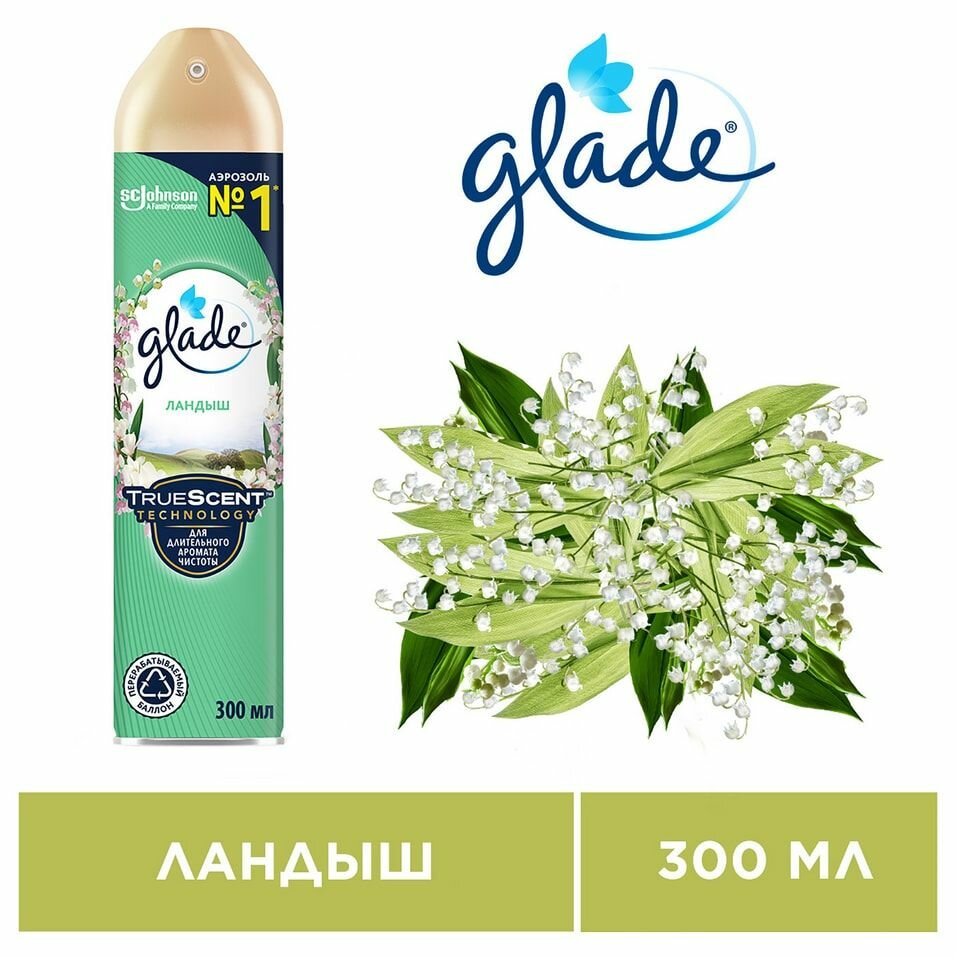 Освежитель воздуха Glade Ландыш 300мл