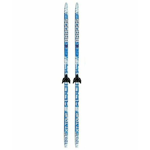 Лыжный комплект STC с креплениями 75 мм без палок WAX BRADOS XT BLUE, 170см