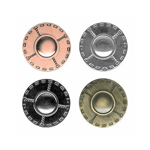 Пуговица Micron BJ 005 джинсовые 20 мм 12 шлифованная бронза 174₽