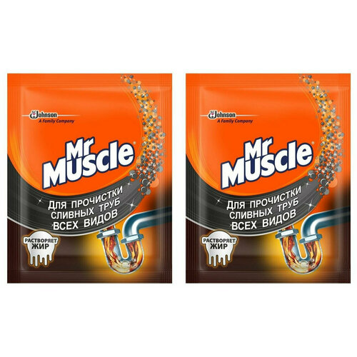 Mr Muscle Гранулы для прочистки труб, 70 гр, 2 шт