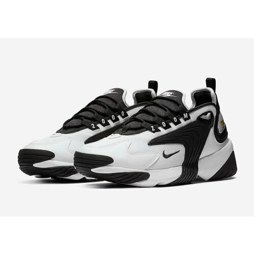 Кроссовки NIKE, полнота D, размер 8.5EU 40EU 25.5cm, черный, белый zoom h1n black