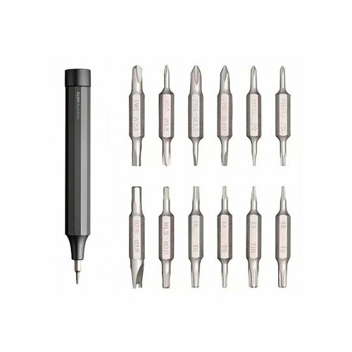 Отвертка 24 биты Xiaomi Hoto Precision Screwdriver Kit 24 в 1 QWLSD004 серая 1923₽