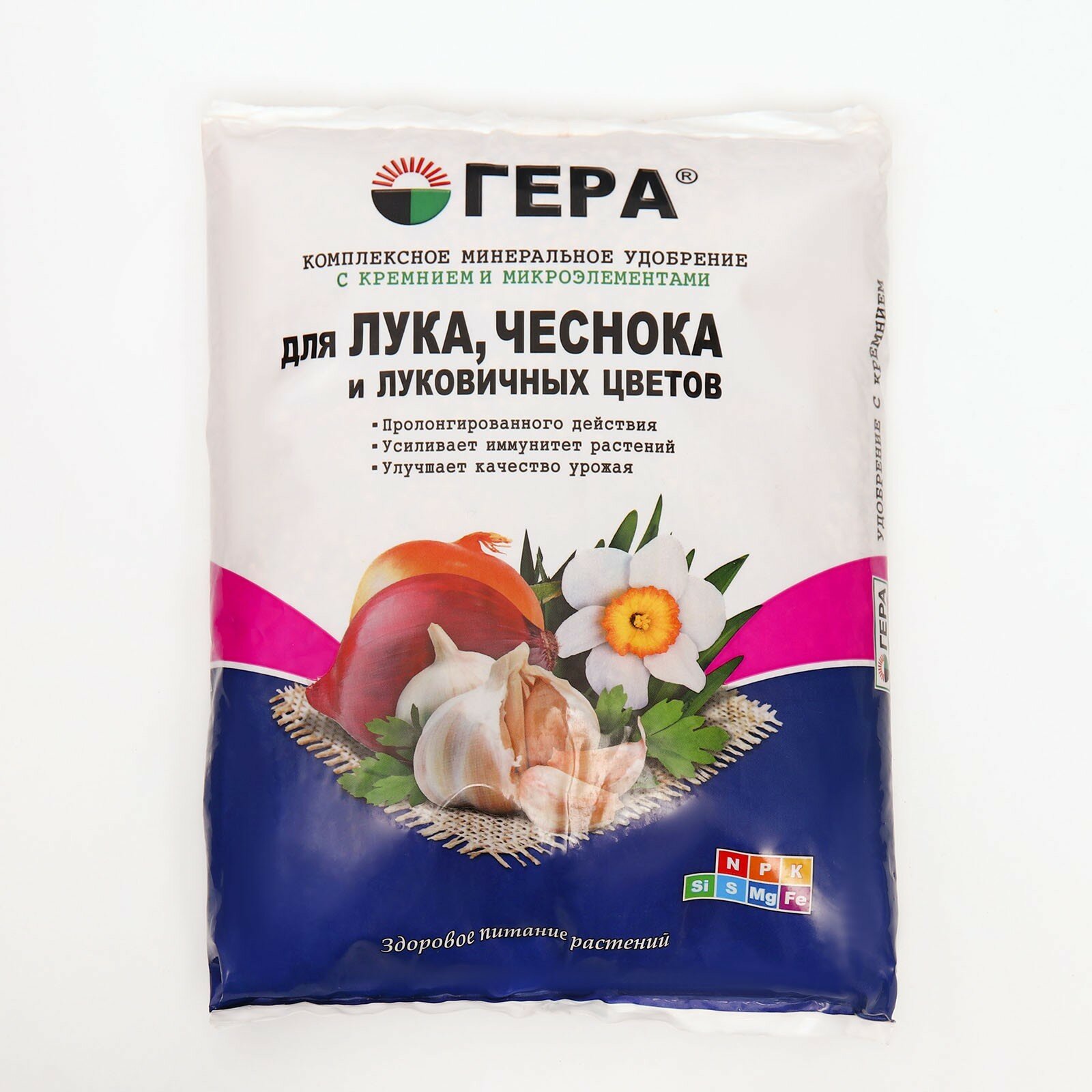 Удобрение Гера для лука, чеснока, луковичных цветов, 0.9 л, 0.9 кг, 1 уп.