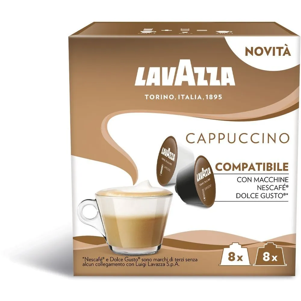 Кофе в капсулах Lavazza Dolce Gusto Cappuccino, 16 капсул, 8 порций