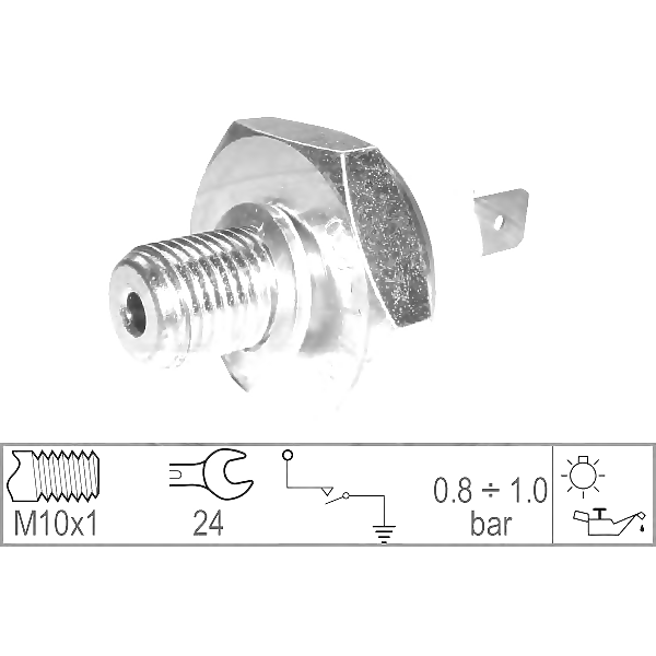 ERA 330341 (038919081A / 038919081N / 068919081A) 330341 датчик давление масла Audi (Ауди) / VW 80-05