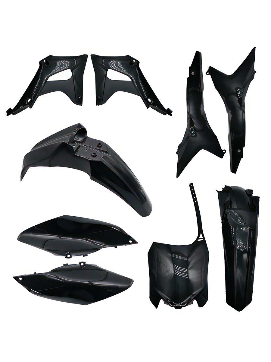 Комплект пластика для эндуро мотоцикла черный BSE M/Z серия