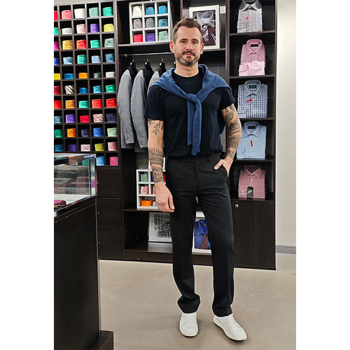 фото Брюки mishelin, размер 170-096-084, черный