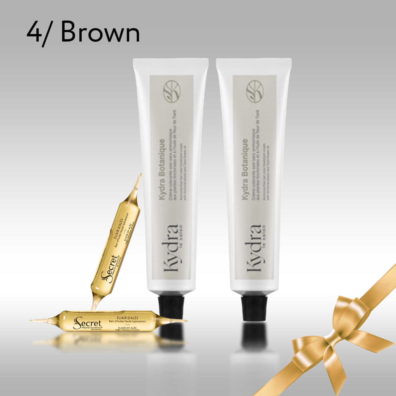 Kydra: 4/ Brown Kydra Botanique 2 шт, 60мл, Ампулы в ассортименте 2 ампулы по 10мл, Подарок