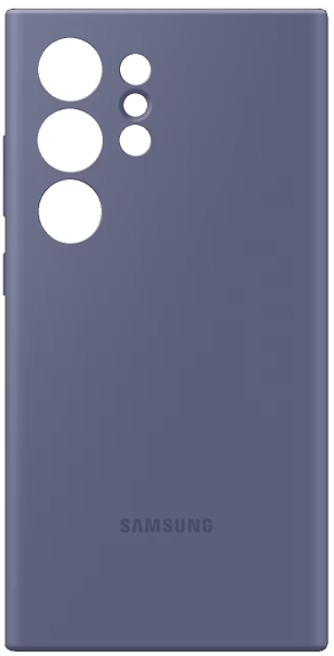 Чехол Samsung для Galaxy S24 Ultra, Silicone Case, фиолетовый (EF-PS928TVEGRU)