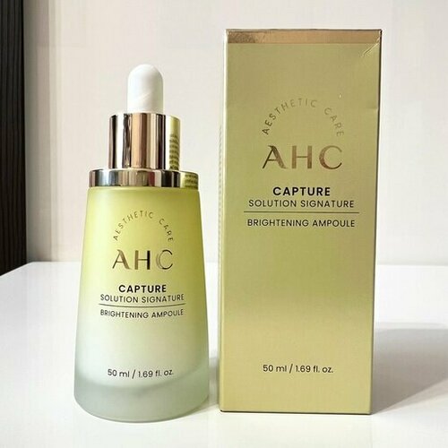 AHC Инновационная, отбеливающая сыворотка для лица (50мл) Capture Signature Brightening Ampoule may island сыворотка agelab brightening fluid ampoule осветляющая ампульная 2 мл 10 шт