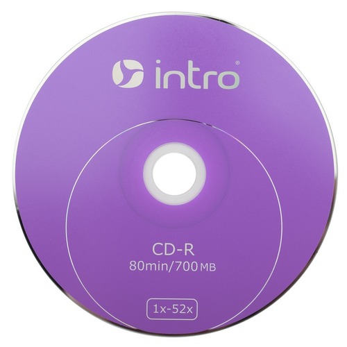 CD-R Intro Носители информации CD-R, 52x, Intro, конверт/1, Б0016199