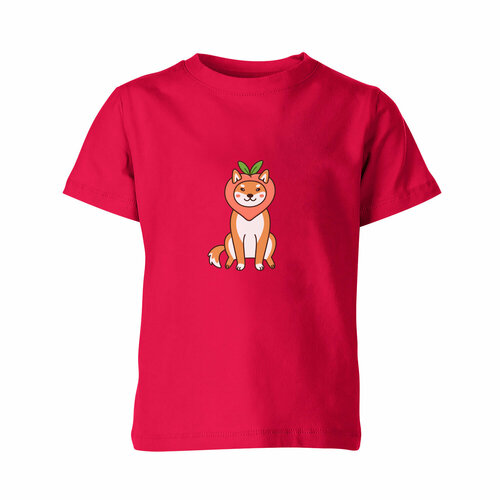 Футболка Us Basic, размер 14, розовый детская футболка собачка корги персик 152 красный