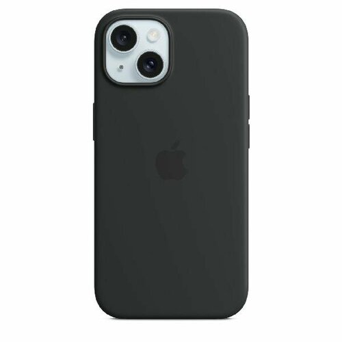 Чехол Apple iPhone 15 Silicone Case MagSafe Black