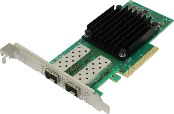 ConnectX®-5 EN network interface card, 25GbE dual-port SFP28, PCIe3.0 x8, tall bracket, ROHS R6