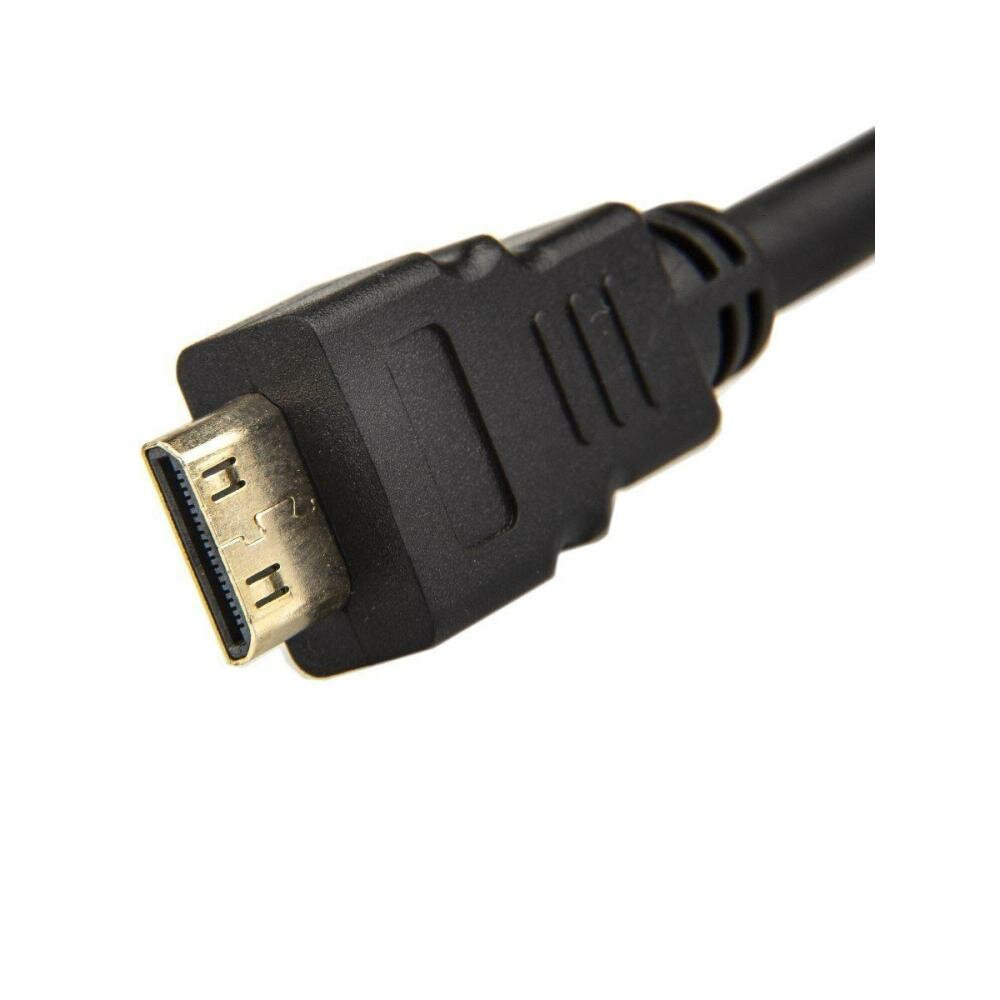 Кабель аудио-видео Telecom, HDMI (m) - Mini HDMI (m) , ver 2.0, 2м, GOLD черный [tcg205-2m] Noname - фото №11