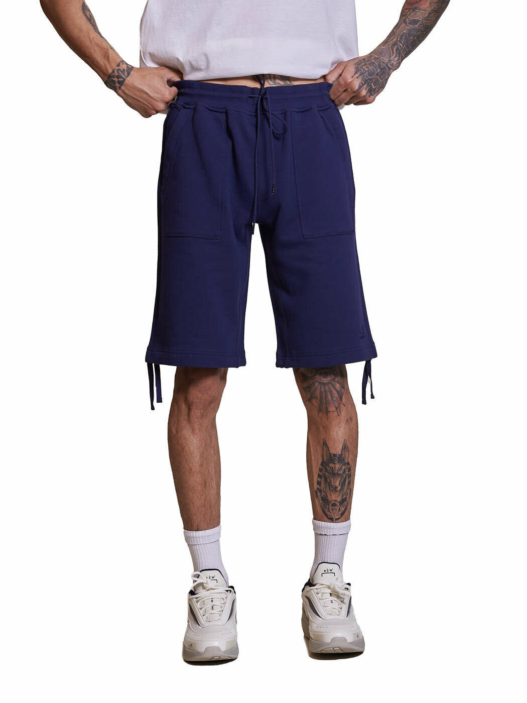 Бермуды C.P. Company DIAGONAL RAISED FLEECE REGULAR SHORTS