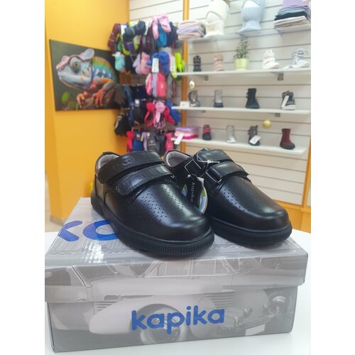 фото Полуботинки kapika, размер 33, черный