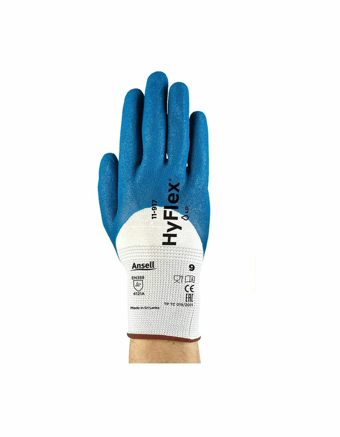 Перчатки ANSELL от механических повреждений HyFlex 11-917, размер 10
