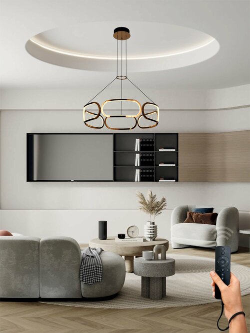 Светодиодная люстра подвесная VertexHome VER-7298-800 стиль модерн, на кухню, в детскую, в спальню, в гостиную