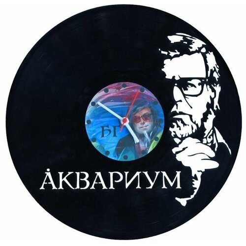 WonderLand WL-27 Часы виниловая грампластинка аквариум wonderland