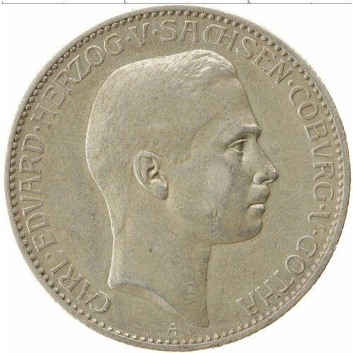 Клуб Нумизмат Монета 2 марки Саксе-Кобург-Готы 1905 года Серебро Карл Эдвард