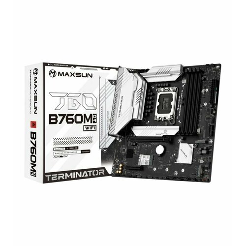Материнская плата MAXSUN MS-Terminator B760M D4 WIFI DDR4 6940709692110 1750000₽