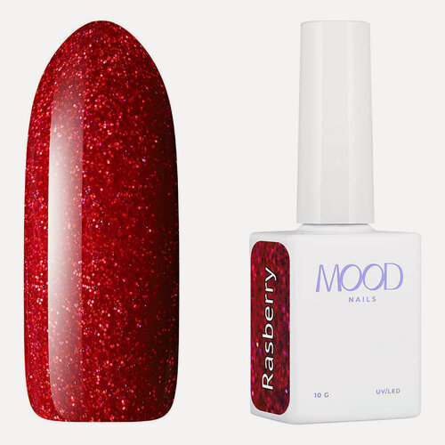 Изображение товара Гель-лак, MOODNAIL, Gel-polish Rasberry, 10 г