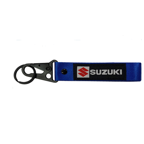 Брелок SUZUKI Suzuki, плетеная фактура, Suzuki, синий, черный брелок на ключи плетеная кожа gac motorl