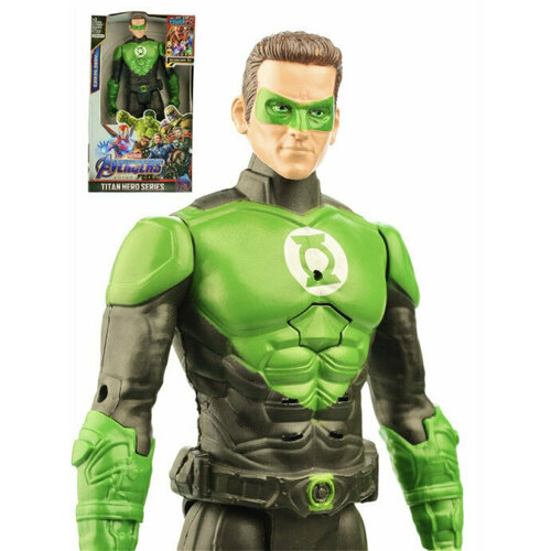 Игрушка для мальчика Мстители Зелёный Фонарь, Green Lantern, 30 см. брелок зелёный фонарь green lantern 7