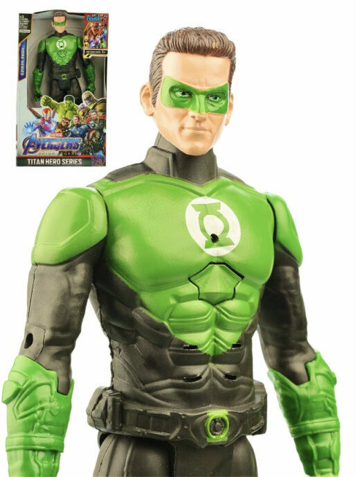 Игрушка для мальчика Мстители Зелёный Фонарь Green Lantern 30 см.