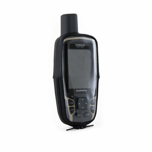 чехол garmin gpsmap 64 62 натуральная кожа с зажимом и окном для зарядки 02 112 Чехол для Garmin GPSMAP 65