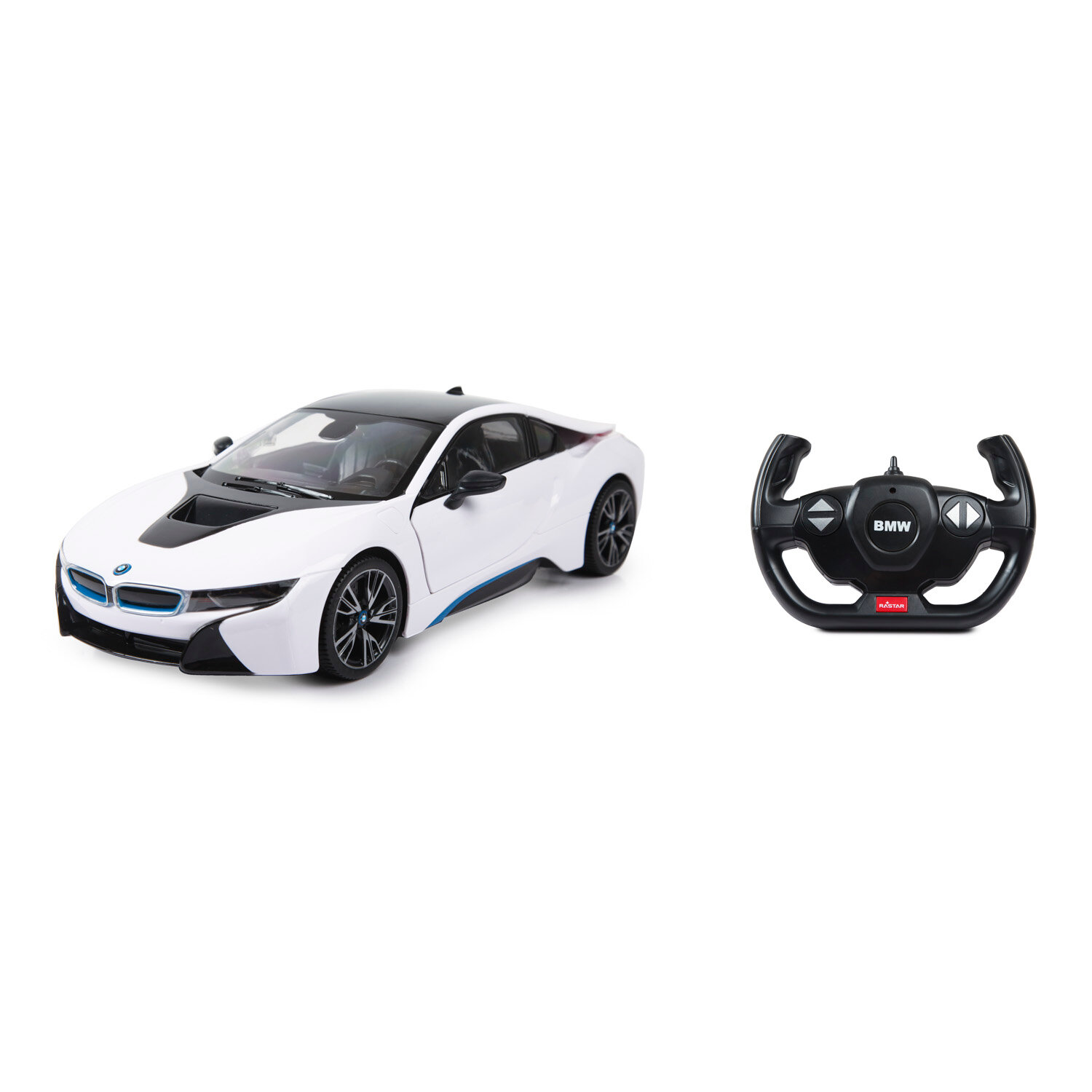 Машина Rastar РУ 1:14 BMW i8 USB Белая 71070