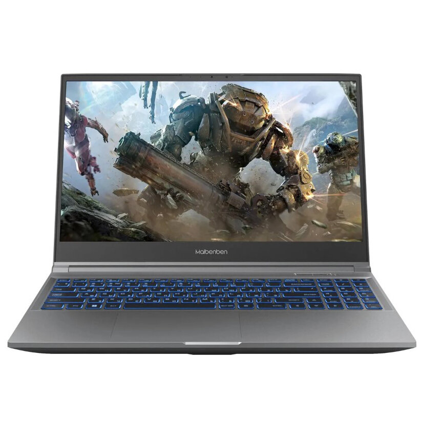 Ноутбук MAIBENBEN X525 X525FSFNLGRE0 15.6" IPS Intel Core i5 12450H 2ГГц 8-ядерный 16ГБ 512ГБ SSD NVIDIA GeForce RTX 4060 для ноутбуков - 8 ГБ Linux серый