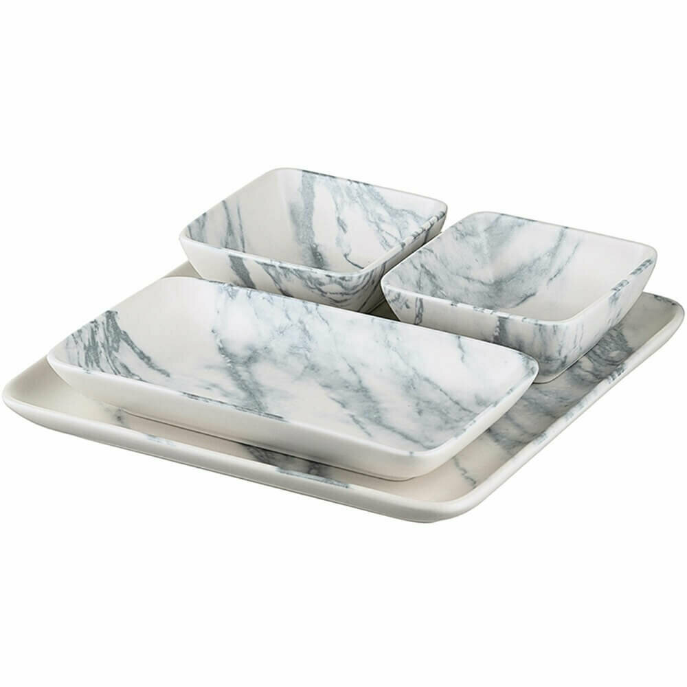 Набор сервировочных блюд marble, 4 шт. Liberty Jones - фото №11