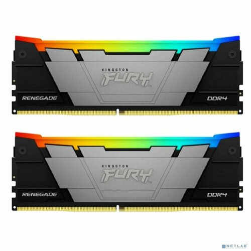 Модуль памяти DDR4 16Gb 2х8Gb 4600MHz Kingston KF446C19RB2AK216 Fury Renegade RGb 1621100₽