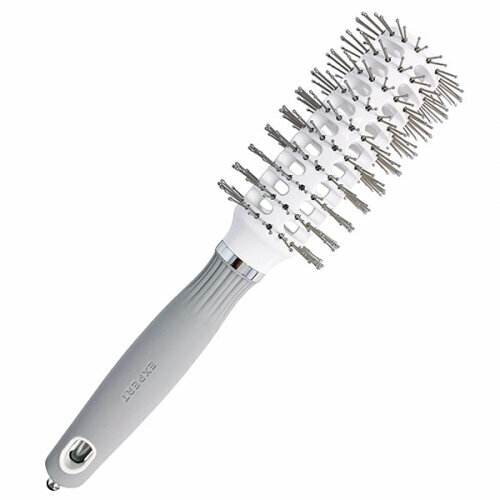  Olivia Garden EXPERT BLOWOUT VENT Double Bristles White&Grey