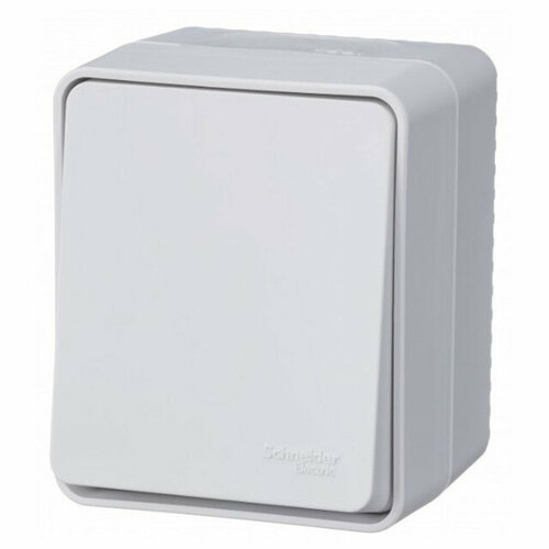 Переключатель 1-клавишный Atlas Design Profi54 белый 1755₽