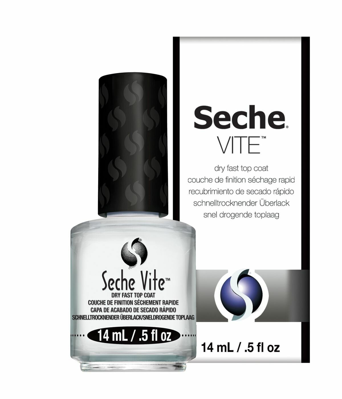 Seche, Vite, Быстросохнущее верхнее покрытие, 14 мл