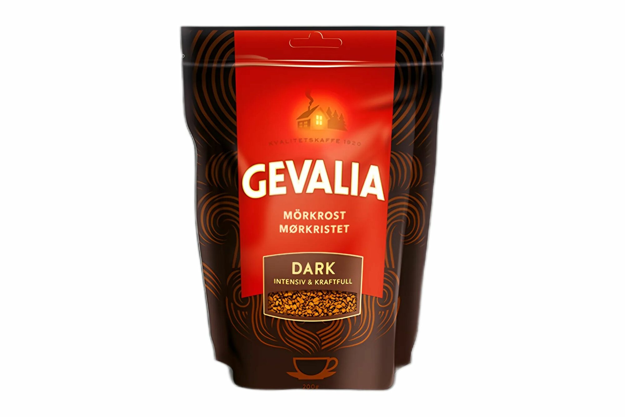 Кофе растворимый Гевалия (Gevalia Dark), 200 гр